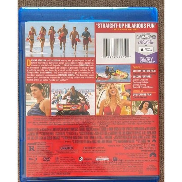 Baywatch (Blu-ray/DVD) - No Digital - Picture 2 of 6